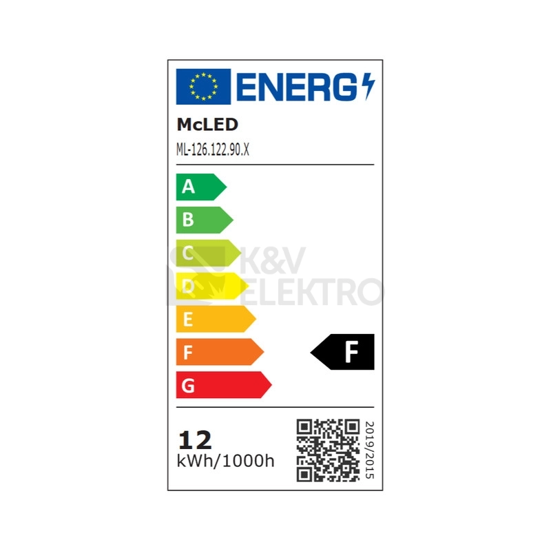 Obrázek produktu LED pásek McLED 24V COB neutrální bílá 480LED/m 12W/m CRI90 8mm ML-126.122.90.2 4