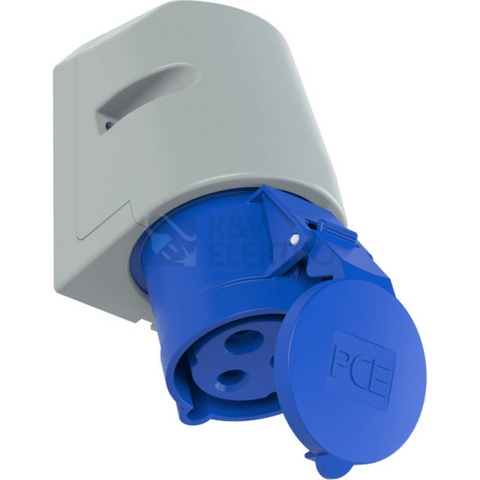 Obrázek produktu Zásuvka nástěnná PCE 3P 32A/230V IP44 123-6TT 0