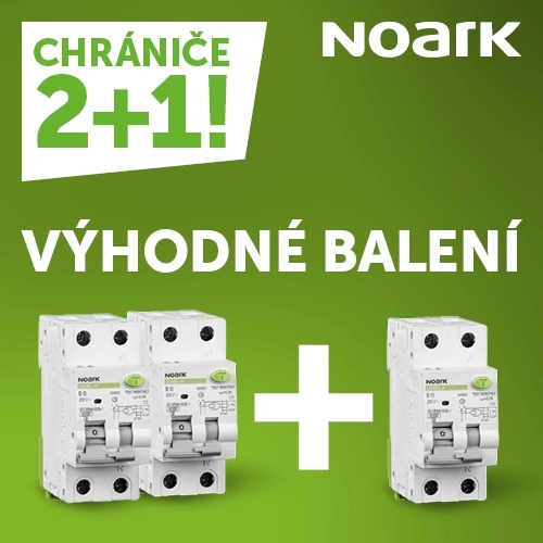 Proudový chránič s jističem NOARK EX9BL-N 1P+N B10 A 30mA 107636 AKCE 2+1
