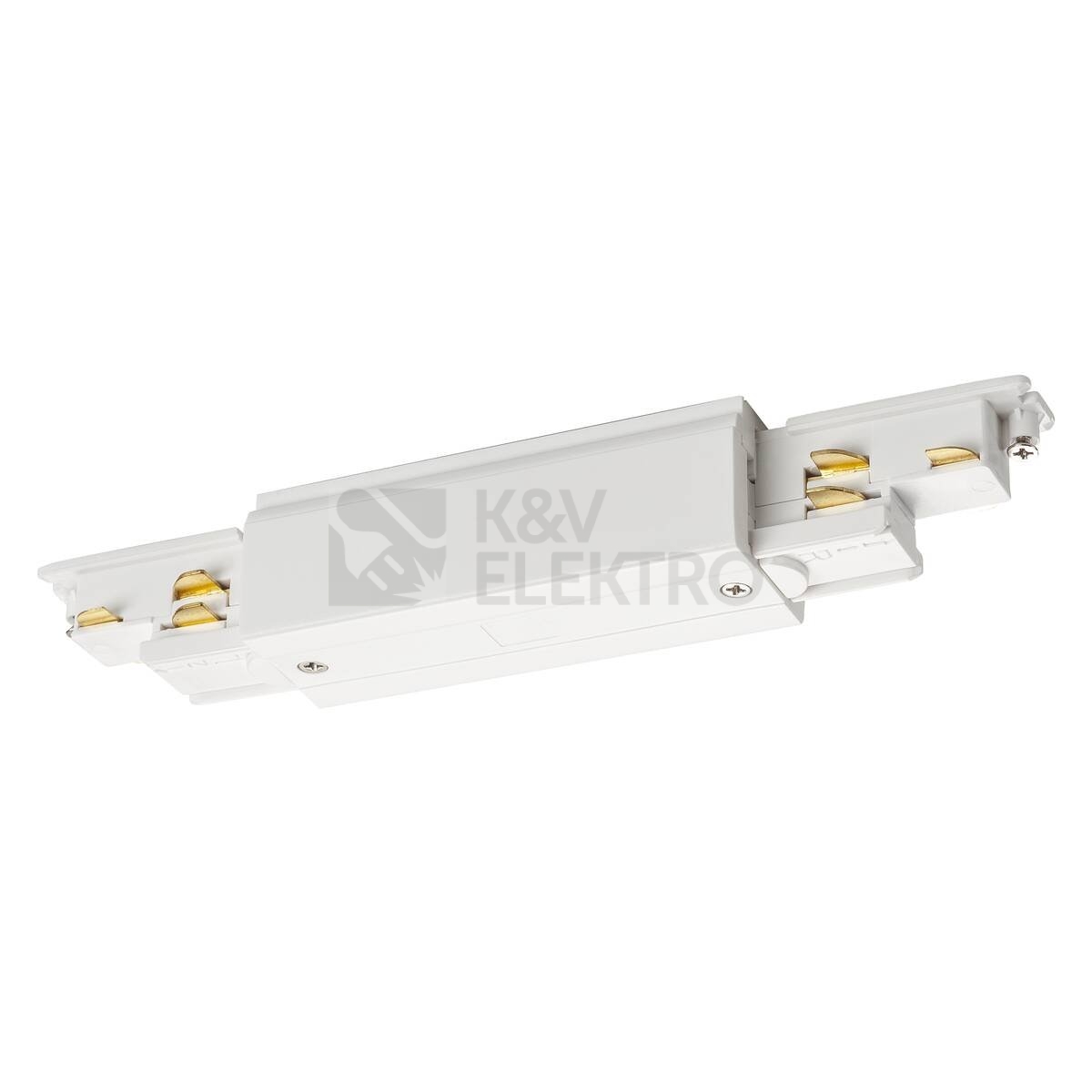 Obrázek produktu Napájecí lištová spojka pro třífázovou kolejnici SLV S-TRACK DALI bílá 1002644 0