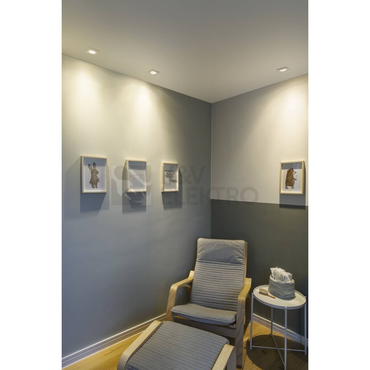 Obrázek produktu Kryt svítidla SLV UNIVERSAL DOWNLIGHT PHASE výkyvný hranatý černý 1007185 3