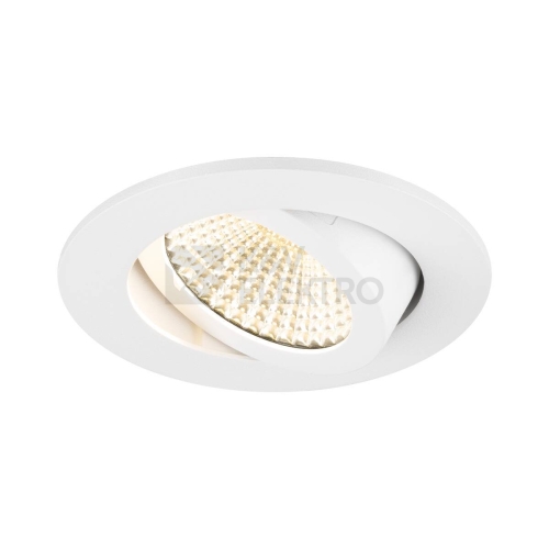 Zápustné LED svítidlo SLV NEW TRIA 68 bílé kulaté 8,3W 3000K 60° 1007391