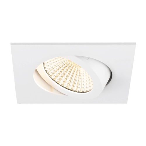 Zápustné LED svítidlo SLV NEW TRIA 68 bílé hranaté 8,3W 3000K 60° 1007399
