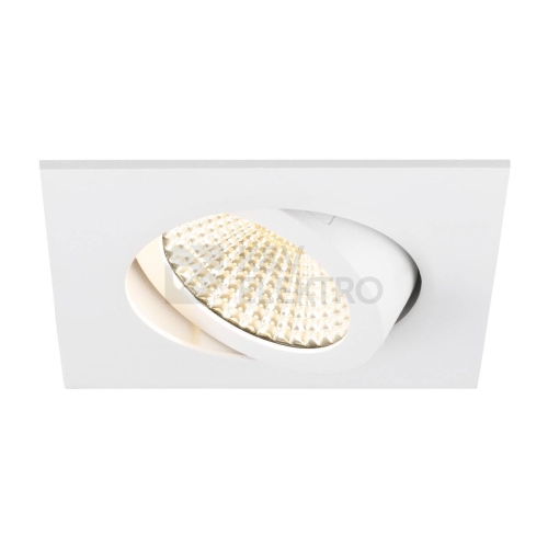 Zápustné LED svítidlo SLV NEW TRIA 68 bílé hranaté 8,3W 3000K 60° 1007399