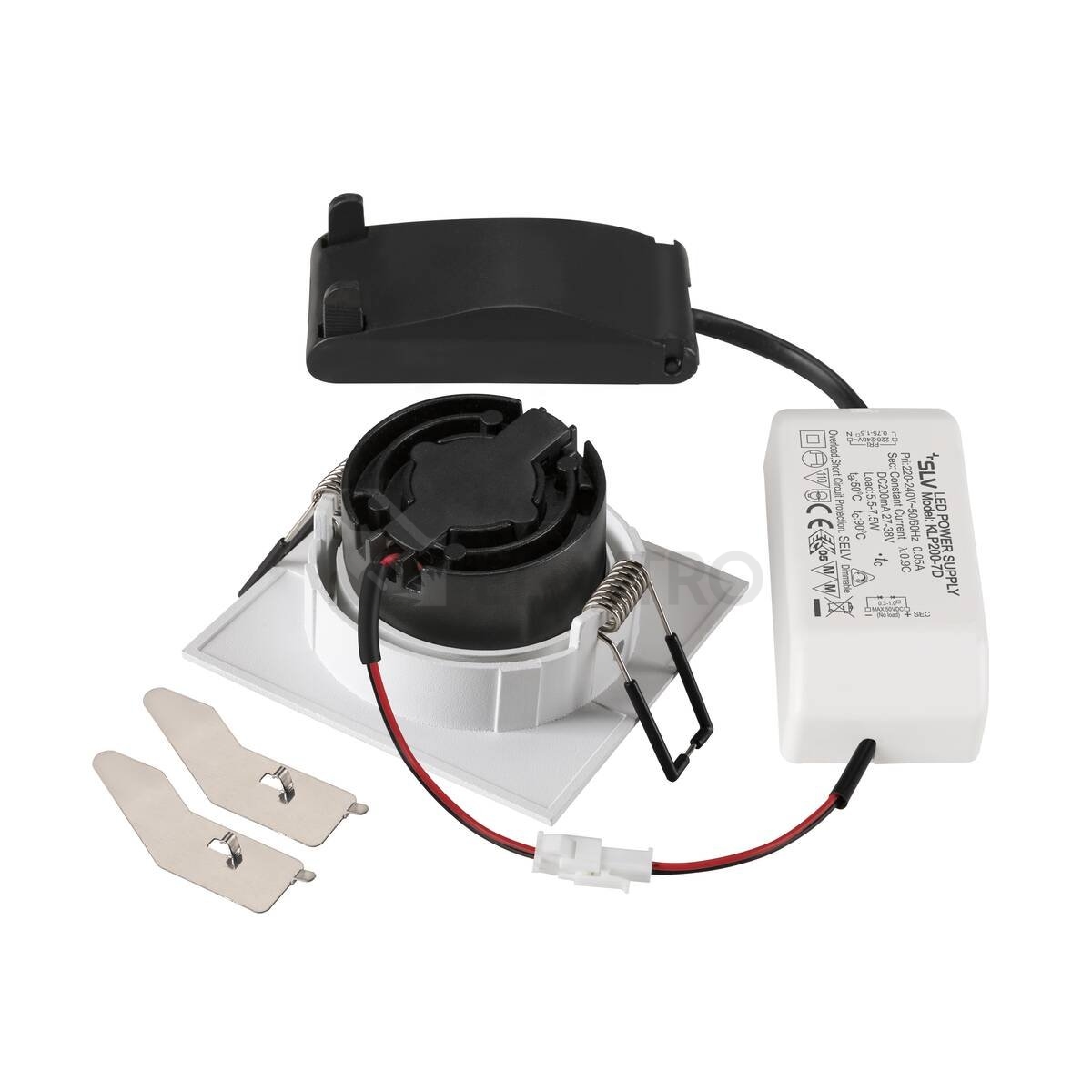 Obrázek produktu Zápustné LED svítidlo SLV NEW TRIA 68 bílé hranaté 8,3W 3000K 60° 1007399 1