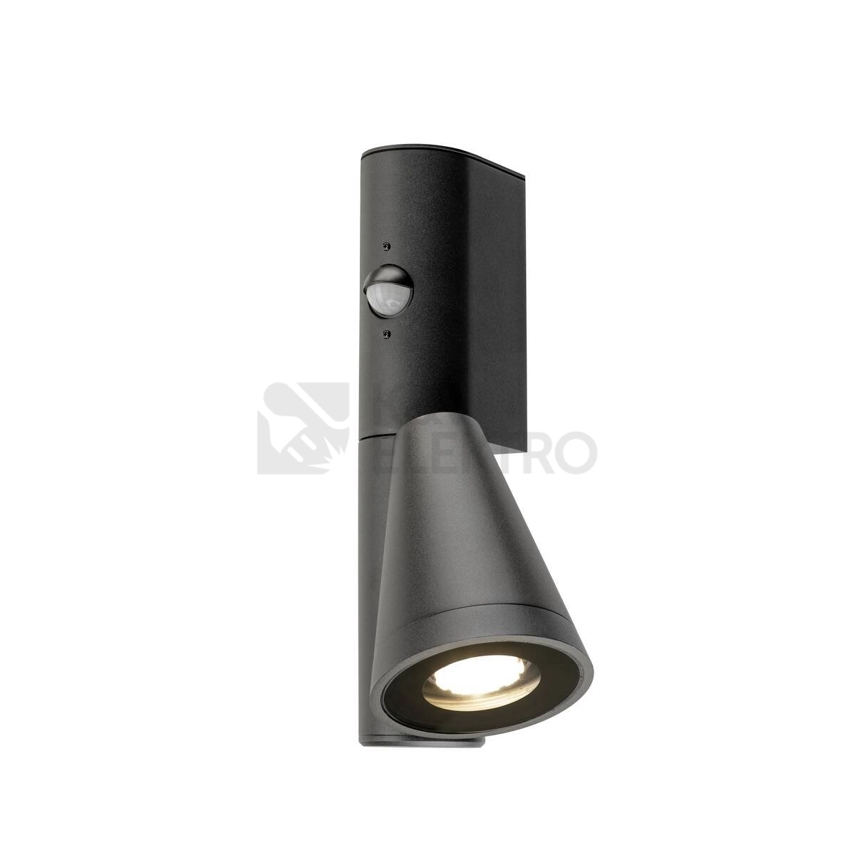 Obrázek produktu Venkovní nástěnné svítidlo s pohybovým čidlem SLV T-TUBE GU10 10W černé 1008010 0