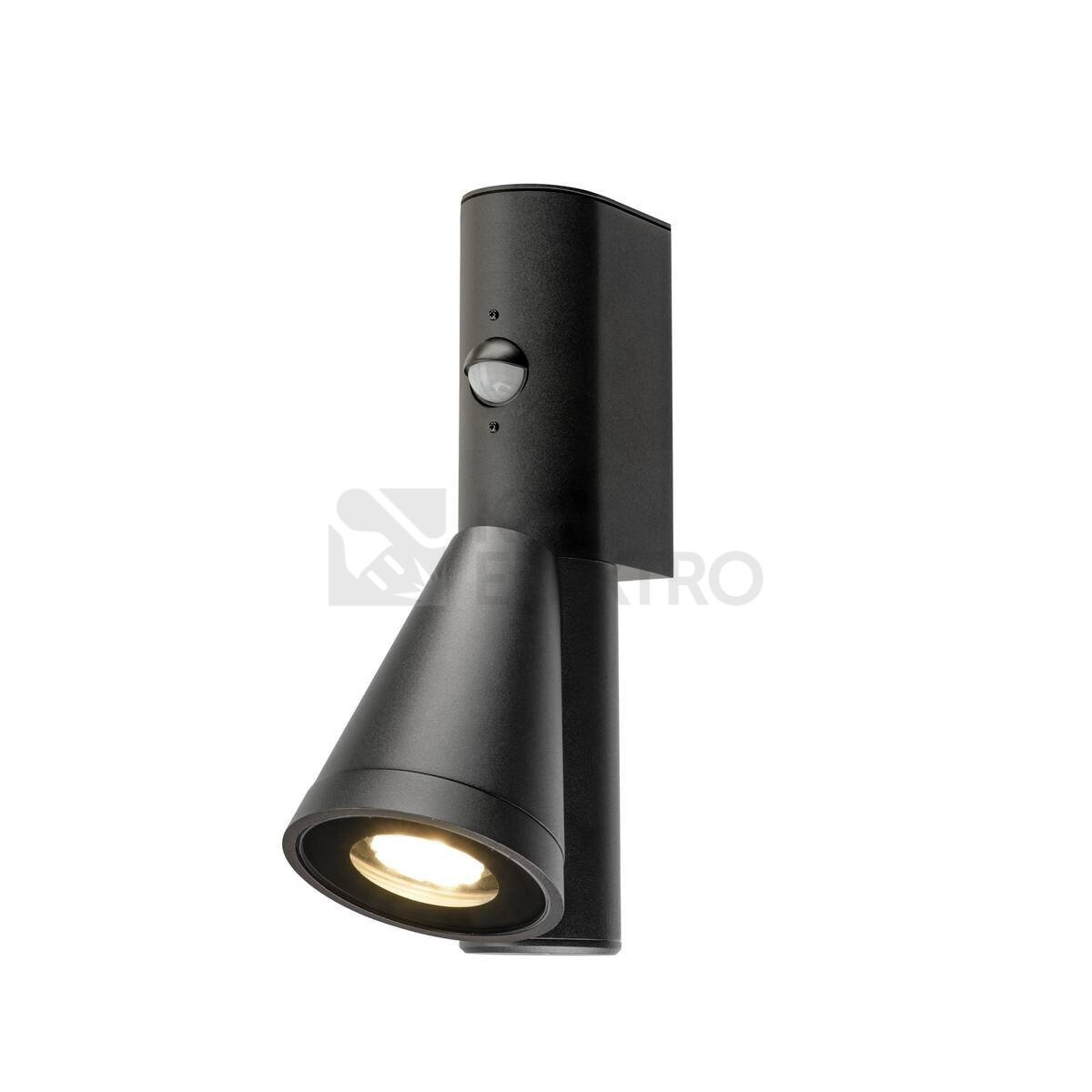 Obrázek produktu Venkovní nástěnné svítidlo s pohybovým čidlem SLV T-TUBE GU10 10W černé 1008010 1