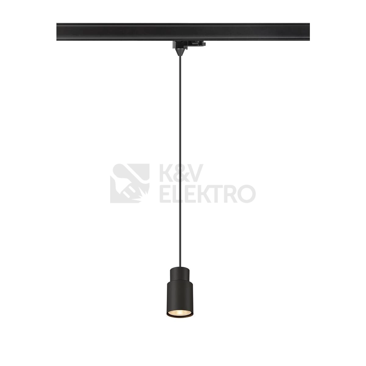 Obrázek produktu Lištové závěsné svítidlo SLV PURI 2.0 Tube GU10 6W 200cm černé 1008275 bez žárovky 0