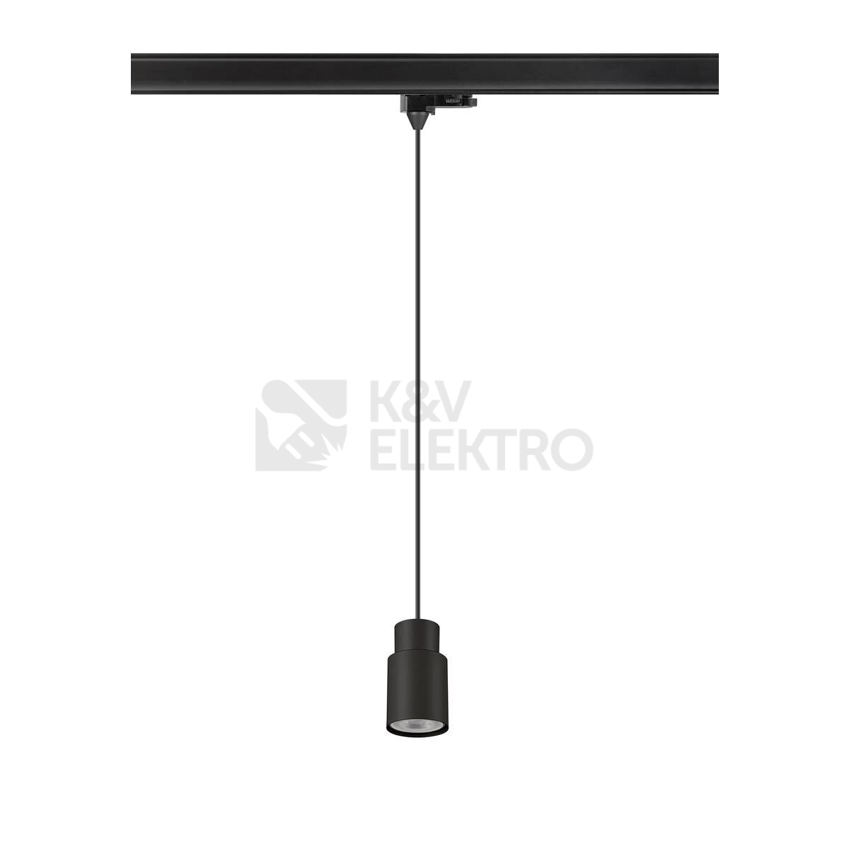 Obrázek produktu Lištové závěsné svítidlo SLV PURI 2.0 Tube GU10 6W 200cm černé 1008275 bez žárovky 1