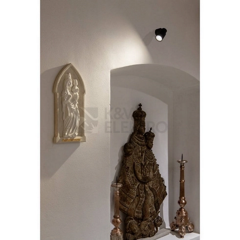 Obrázek produktu Stropní/nástěnné LED svítidlo SLV PURI 2.0 Tube GU10 6W černé 1008284 bez žárovky 2