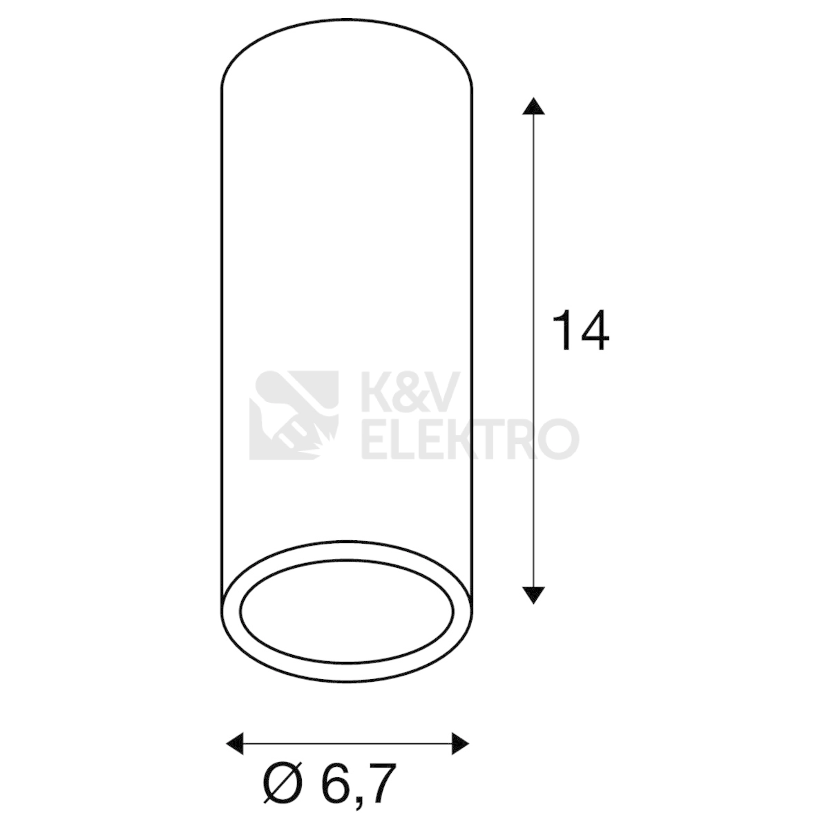 Obrázek produktu Stropní svítidlo SLV ENOLA_B CL-1 GU10 35W černé 151810 bez žárovky 3