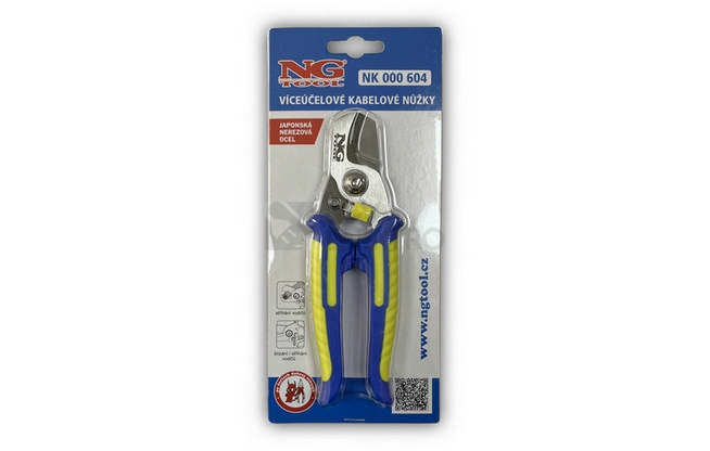Obrázek produktu Nůžky multifunkční měď/hliník 2,5mm2 měkký kabel 50mm2 L=165mm NK 000 604 3