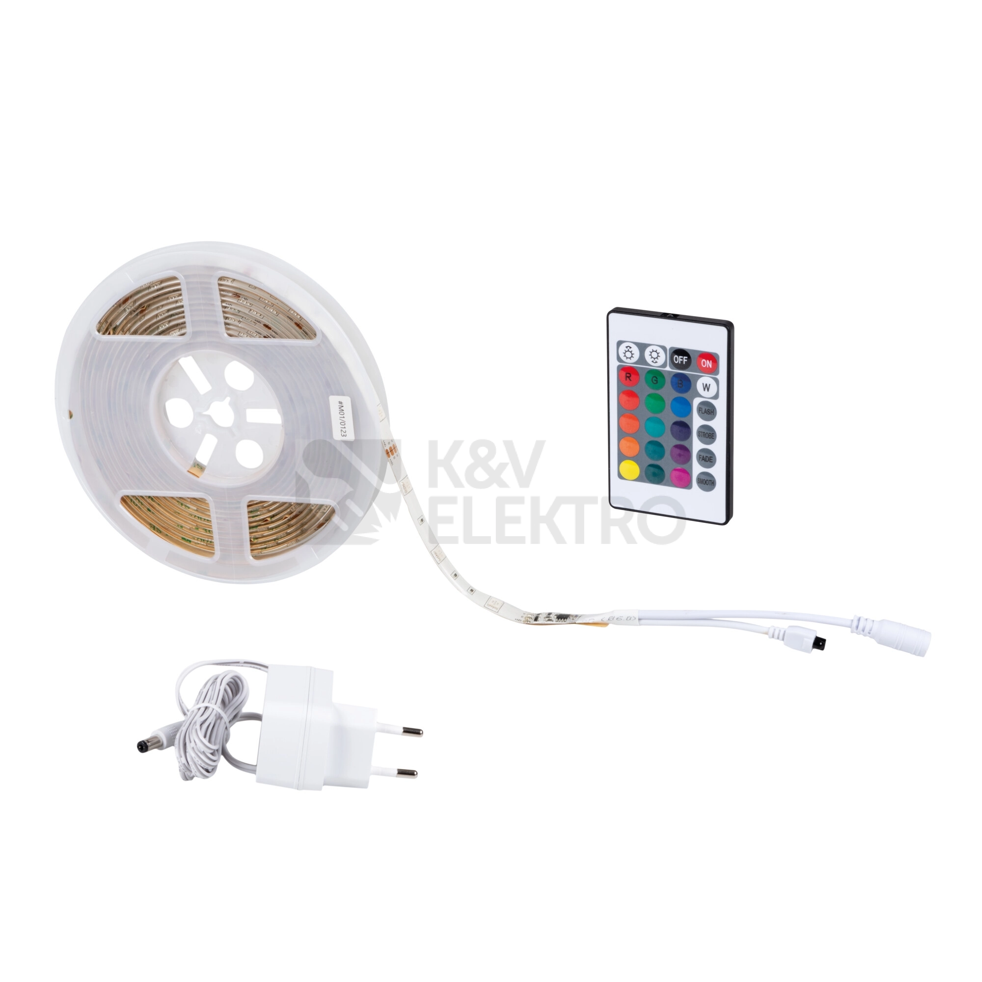 Obrázek produktu Sada LED pásku Kanlux KB ORDU LED RGBSET 5M s dálkovým ovladačem 0
