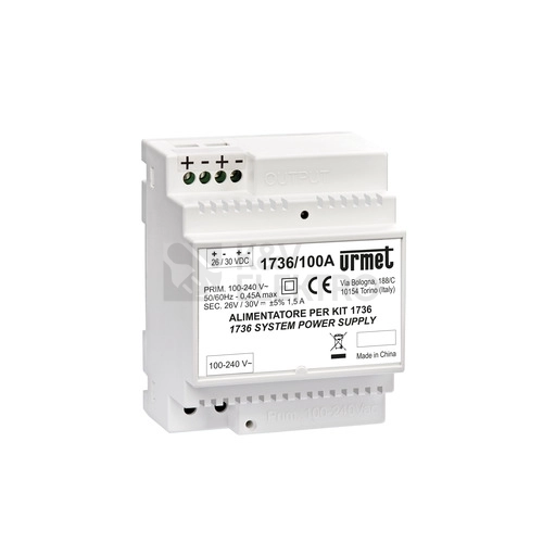 Obrázek produktu Sada barevného videotelefonu 7" URMET 1736/514 pro 4 účastníky 4