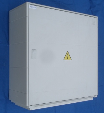 Elektroměrový rozvaděč pro fotovoltaiku DCK ER222/NVP7P 63A/QM s vypínačem šedý pro ČEZ, EGD