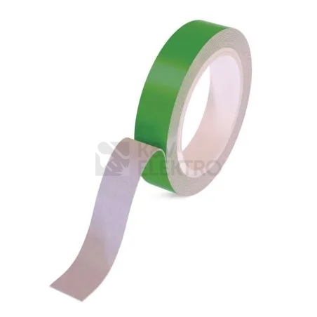 Obrázek produktu  Pěnová oboustranná páska 20 mm / 3 m, zelená EMOS F6090 0