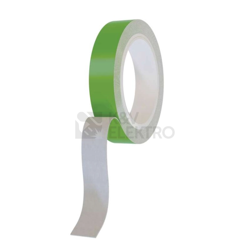 Obrázek produktu Pěnová oboustranná páska 20 mm / 3 m, zelená EMOS F6090 3