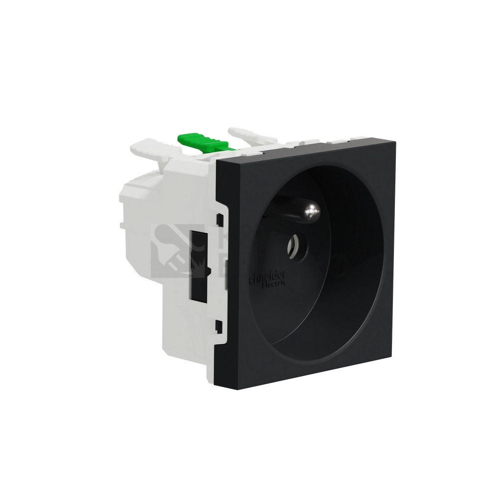 Obrázek produktu Schneider Electric Nová Unica zásuvka bezšroubová antracit NU305954E AKCE 8+2 1