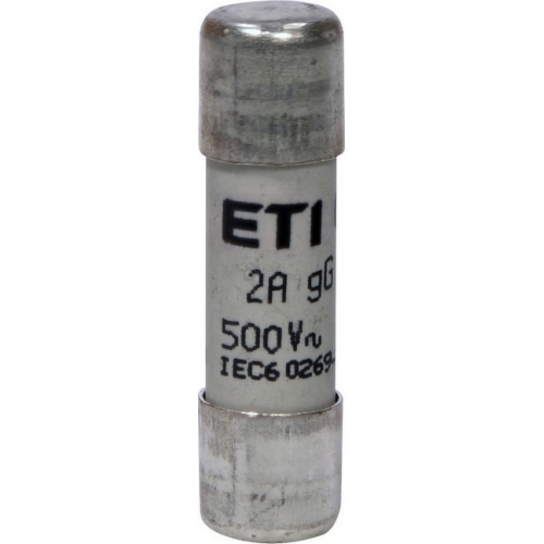 Pojistka válcová ETI CH10x38 gG 2A 500VAC 002651013