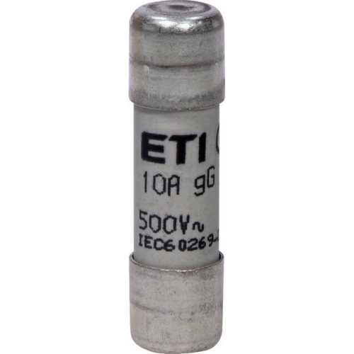 Pojistka válcová ETI CH10x38 gG 10A 500VAC 002651017