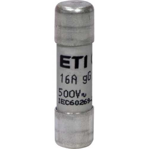 Pojistka válcová ETI CH10x38 gG 16A 500VAC 002651019