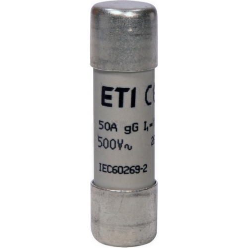 Pojistka válcová ETI CH14x51 gG 50A 500VAC 002651035