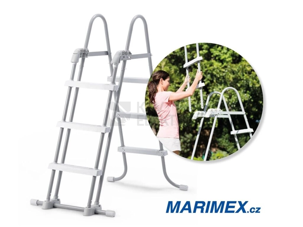 Obrázek produktu Schůdky k bazénům výška 1,22m bezpečnostní Marimex 10950017
5