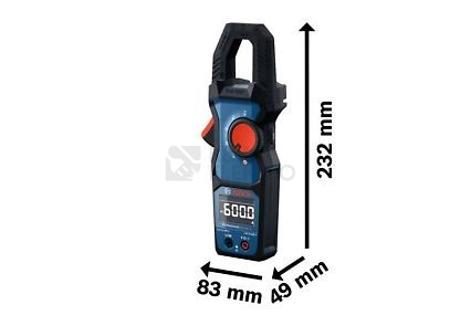 Obrázek produktu Klešťový ampérmetr Bosch GMC 600-15 PROFESSIONAL 0.601.077.600 1