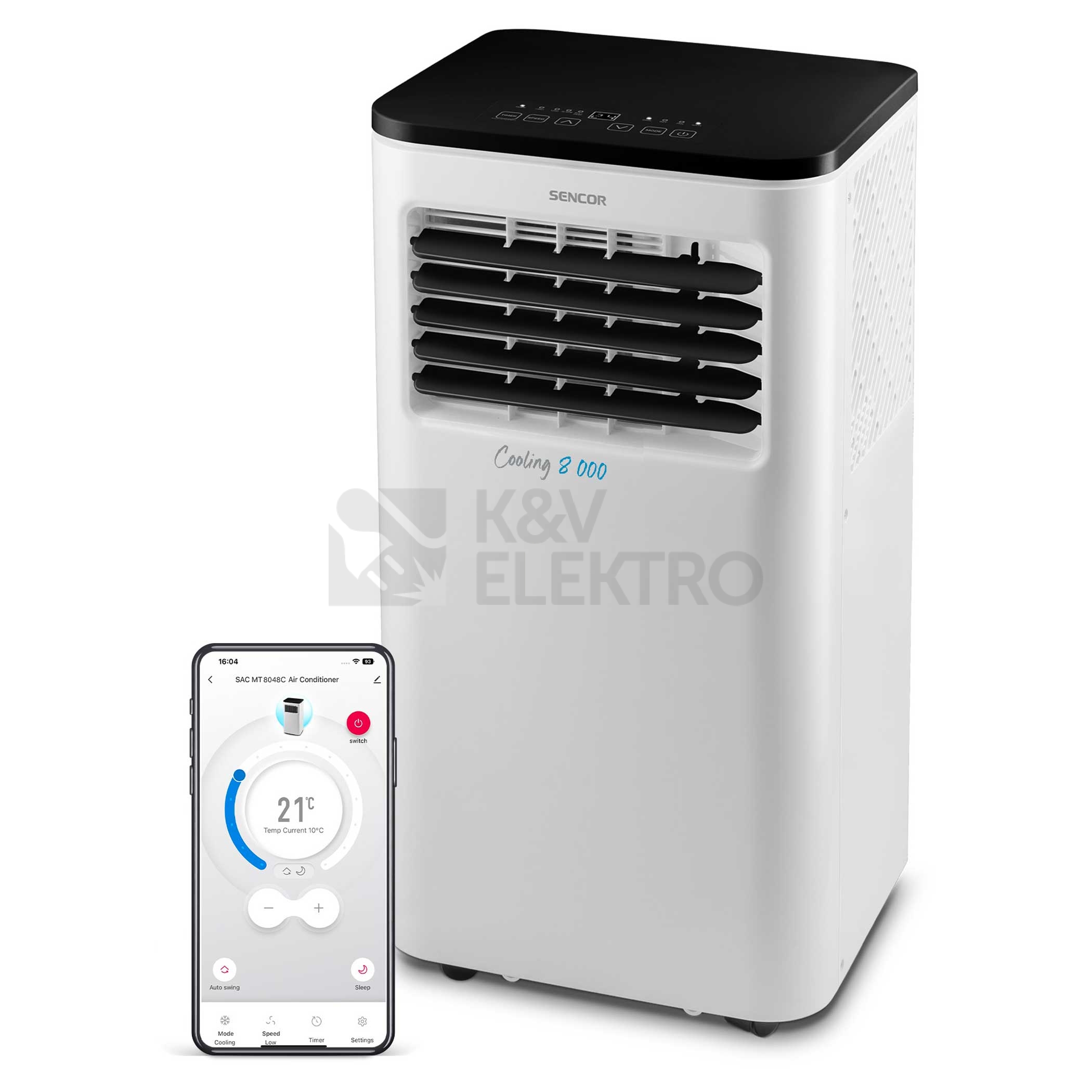 Obrázek produktu  Mobilní klimatizace SENCOR SAC MT8048C Wi-Fi s těsnící sadou ZDARMA 0