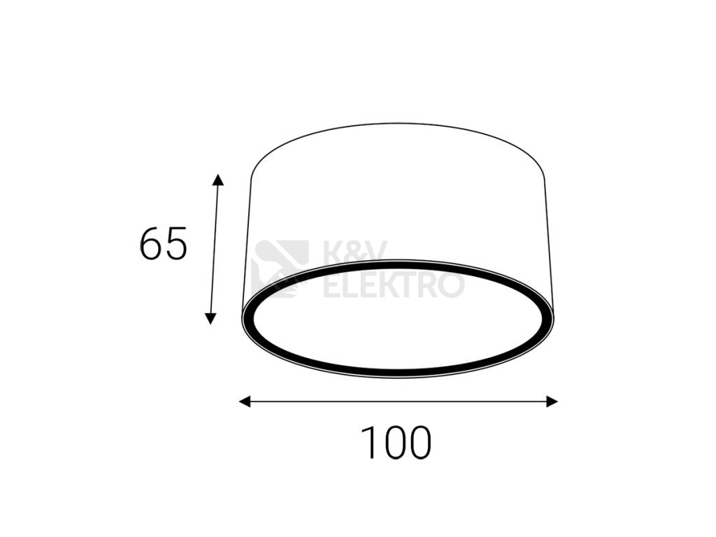 Obrázek produktu Stropní svítidlo LED2 MEDO GX53 bez žárovky bílé IP54 1100501 2