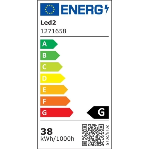 LED stropní svítidlo LED2 BELLA SLIM 48cm hnědé 38W 3000K/4000K 1271658 (obrázek 2)