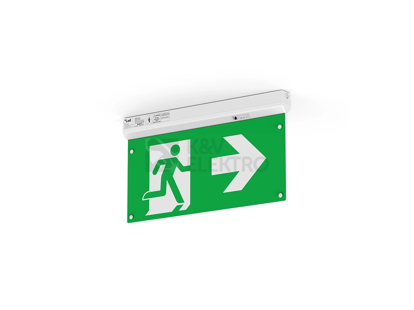 Obrázek produktu Nouzové LED svítidlo LED2 SAFE ALL 2W 50lm 3h s piktogramy 1440161 0