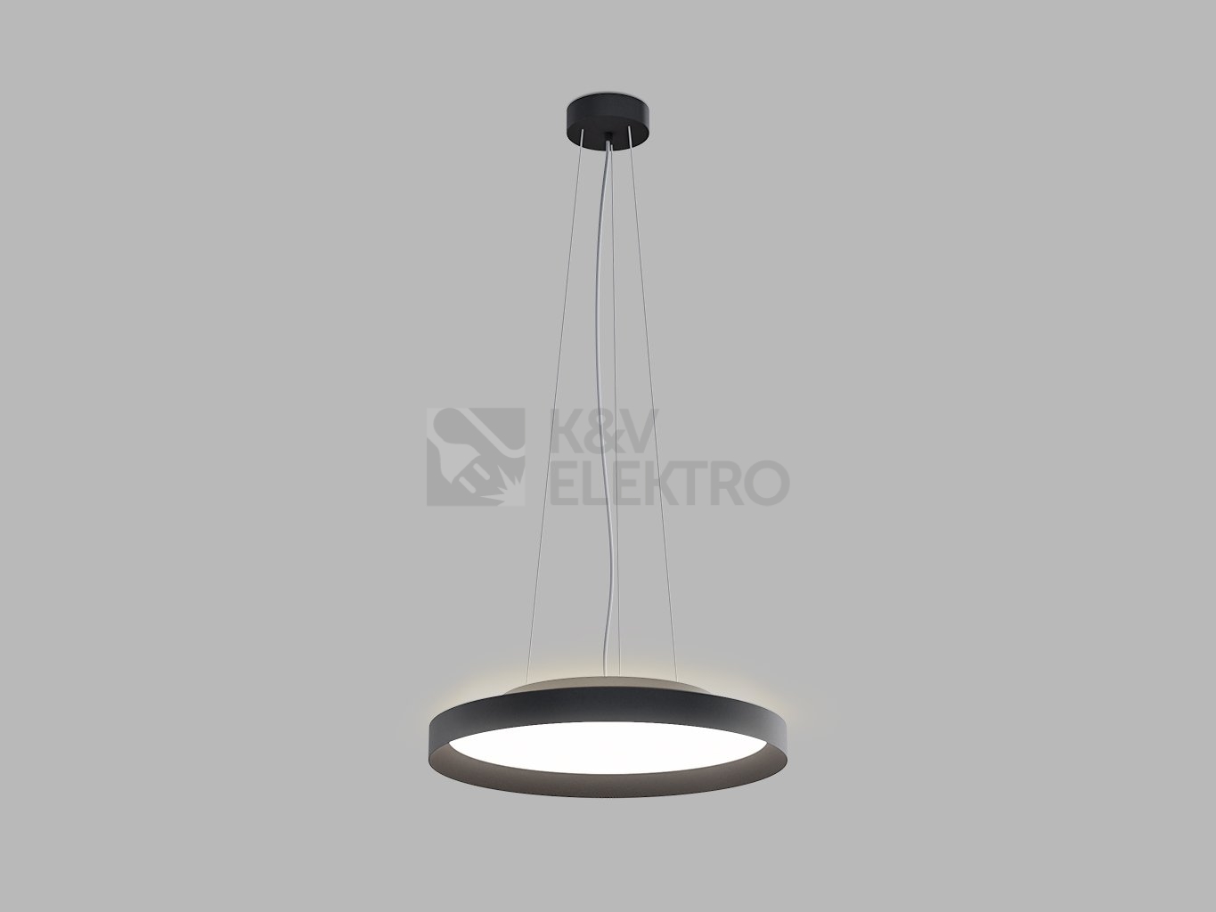 Obrázek produktu Závěsné LED svítidlo LED2 MOON 40cm černé 36W 3000K/4000K 3274853 0