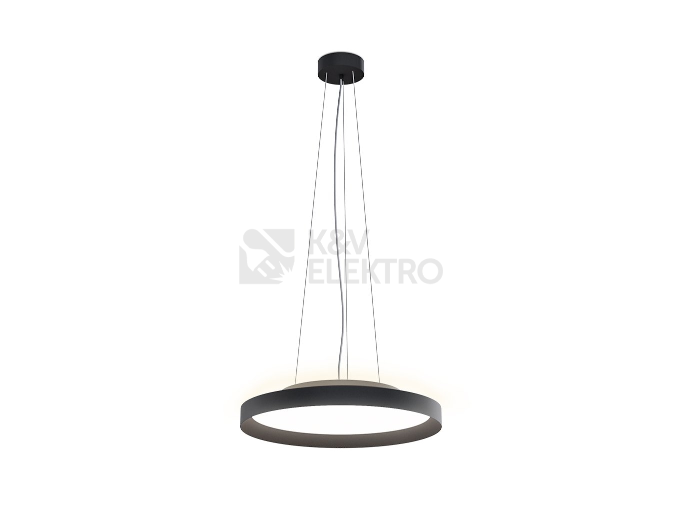 Obrázek produktu Závěsné LED svítidlo LED2 MOON 40cm černé 36W 3000K/4000K 3274853 1