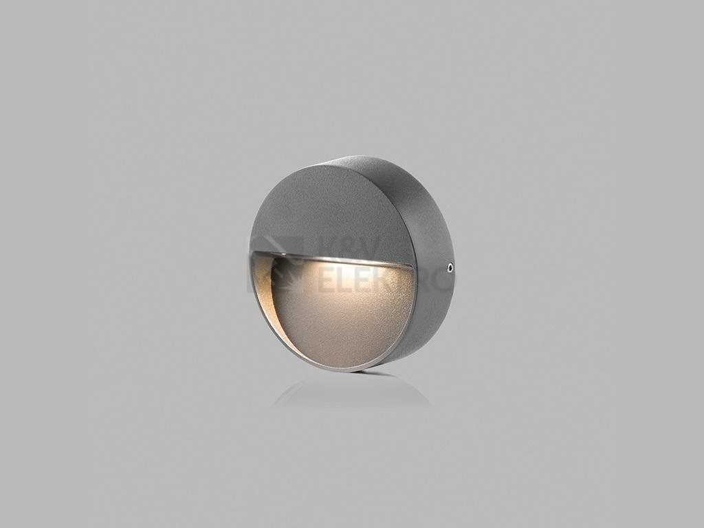 Obrázek produktu Venkovní nástěnné LED svítidlo LED2 STEP ON R antracit IP54 3W 3000K 5130434 9