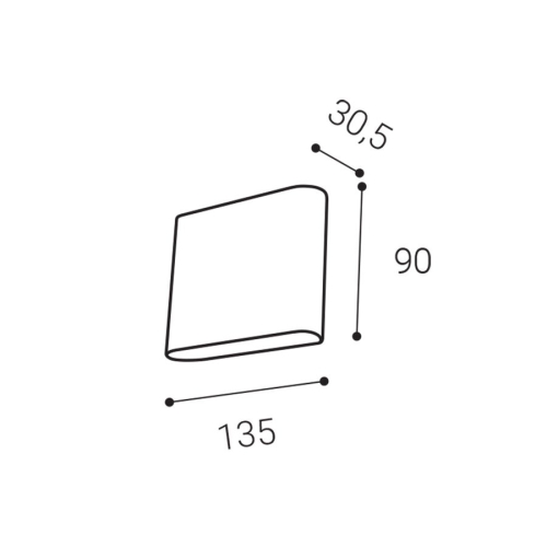 Venkovní nástěnné LED svítidlo LED2 FLAT II S bílé 3000K/4000K/5700K 5234751