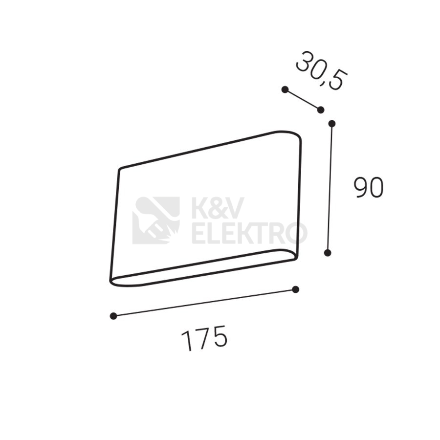 Obrázek produktu Venkovní nástěnné LED svítidlo LED2 FLAT II L bílé 3000K/4000K/5700K 5234851 1