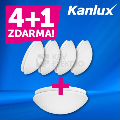  Svítidlo Kanlux PIRES DL-60O NS 60W E27 IP44 sklo matné 08811 AKCE 4+1