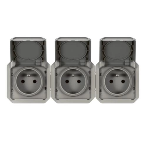 Legrand Plexo IP55 venkovní zásuvka 3x16A vodorovná 069564L (obrázek 3)