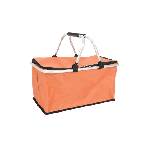 Košík nákupní skládací 46x27x23cm oranžový 883001