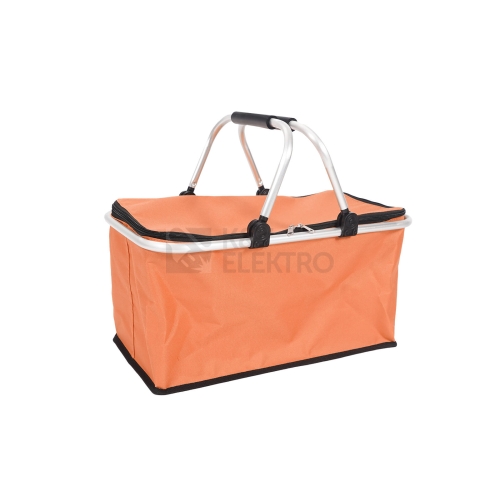 Košík nákupní skládací 46x27x23cm oranžový 883001