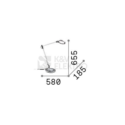 Obrázek produktu LED pracovní lampička Ideal LUX Futura 1x10W 4000K 204888 2