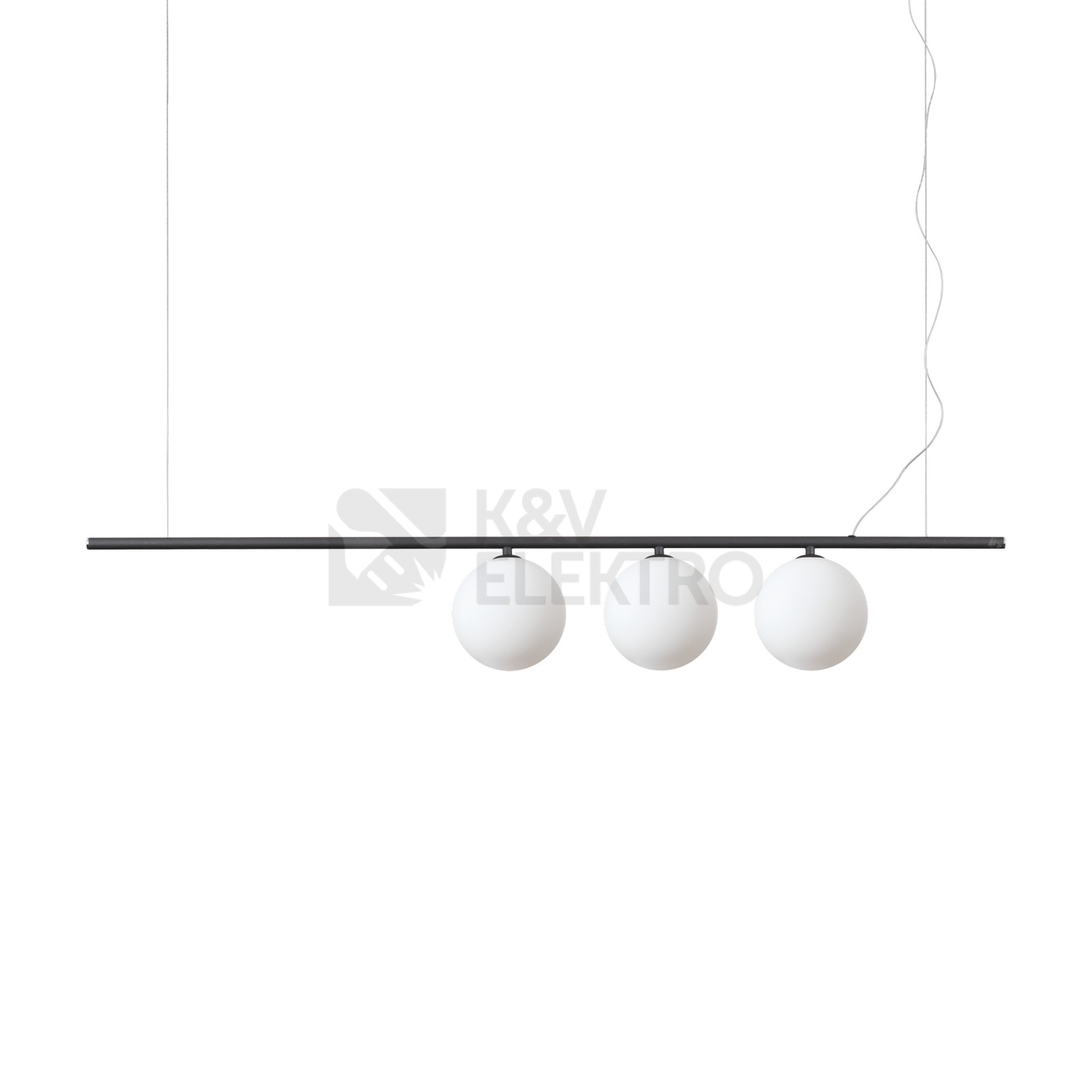 Obrázek produktu Závěsné svítidlo Ideal LUX Perline černé 3x40W G9 307008 0