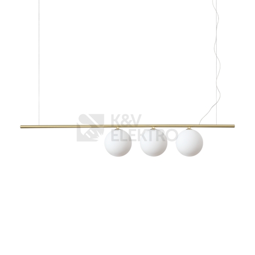 Závěsné svítidlo Ideal LUX Perline mosaz 3x40W G9 282114