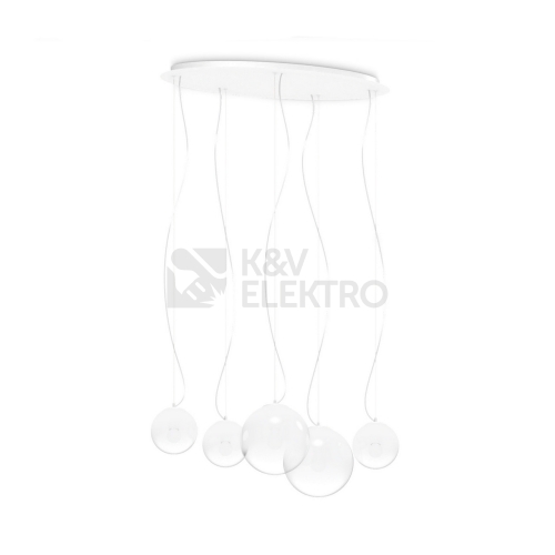 Závěsné svítidlo Ideal LUX Mapa clear 5x42W E27 346632