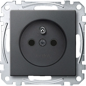 Schneider Electric Merten zásuvka System M antracit MEG2500-0414