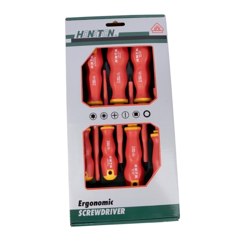 Sada šroubováků 7-mi dílná Xtline HONITON VDE 1000V ploché/křížové HW102-007
