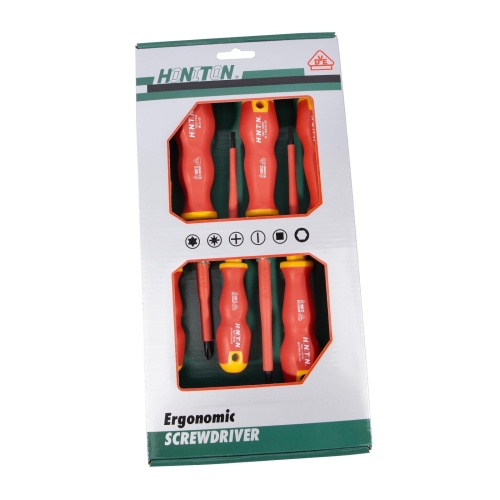 Sada šroubováků 6-ti dílná Xtline HONITON VDE 1000V ploché/křížové HW102-306