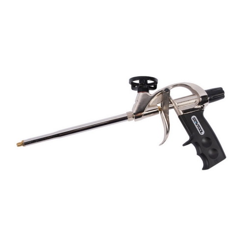 Pistole celokovová na PU pěny s plastovou regulací 350mm XTline STAVTOOL P19653