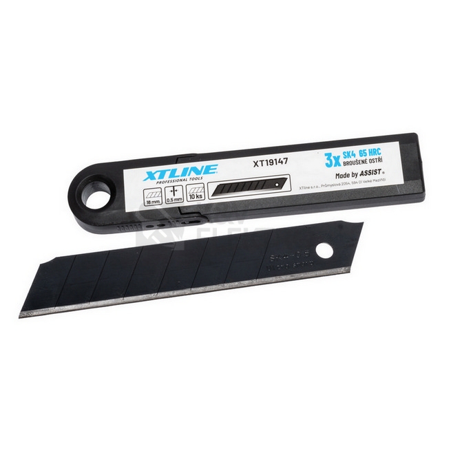 Obrázek produktu Náhradní čepele (břity) SK4 18mm 0,5mm (bal/10ks) XTline XT19147 0